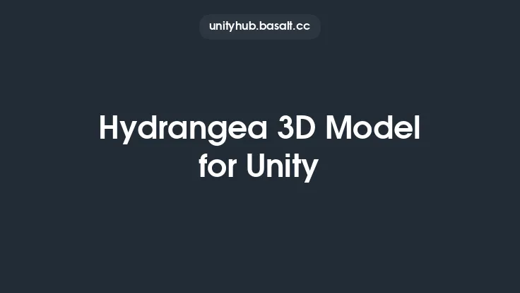 Hydrangea 3D Model for Unity Thumbnail