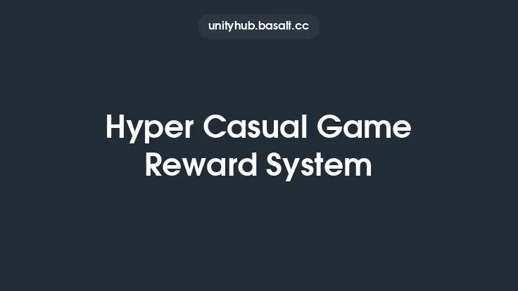 Hyper Casual Game Reward System Thumbnail