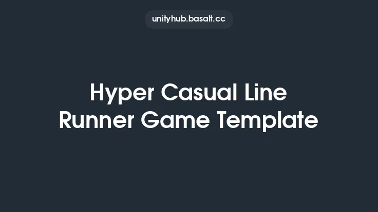 Hyper Casual Line Runner Game Template Thumbnail