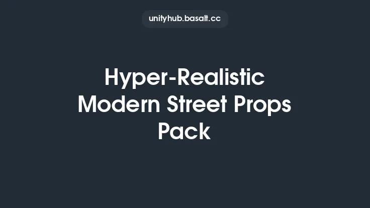 Hyper-Realistic Modern Street Props Pack Thumbnail