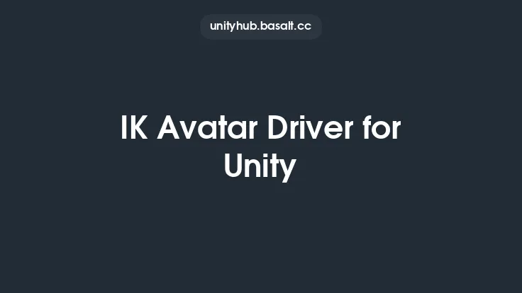IK Avatar Driver for Unity Thumbnail