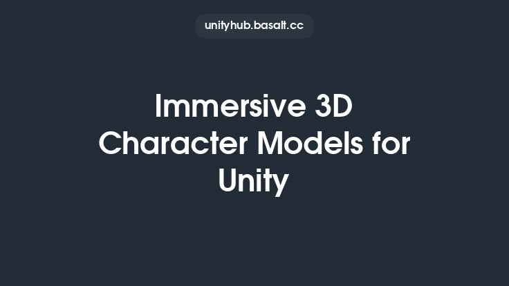 Immersive 3D Character Models for Unity Thumbnail