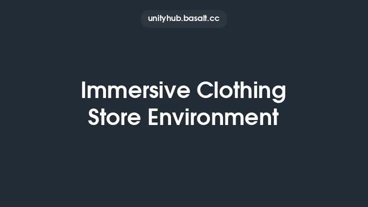 Immersive Clothing Store Environment Thumbnail
