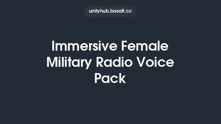 Immersive Female Military Radio Voice Pack Thumbnail
