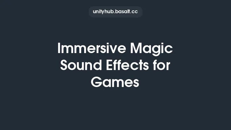 Immersive Magic Sound Effects for Games Thumbnail