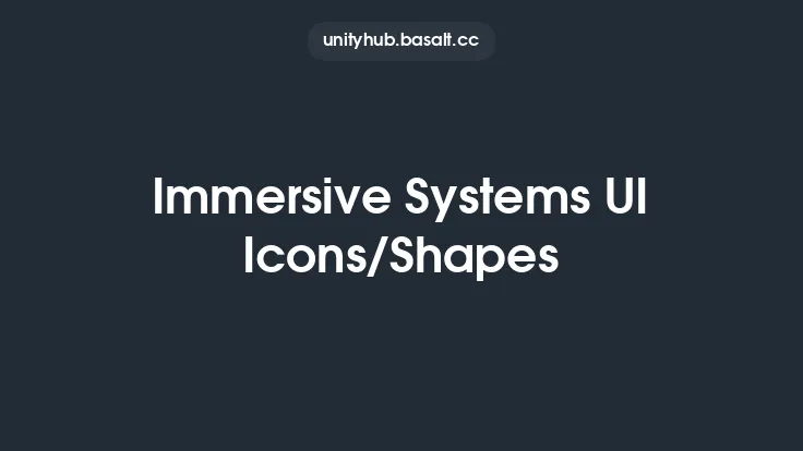 Immersive Systems UI Icons/Shapes Thumbnail