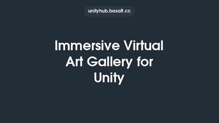 Immersive Virtual Art Gallery for Unity Thumbnail