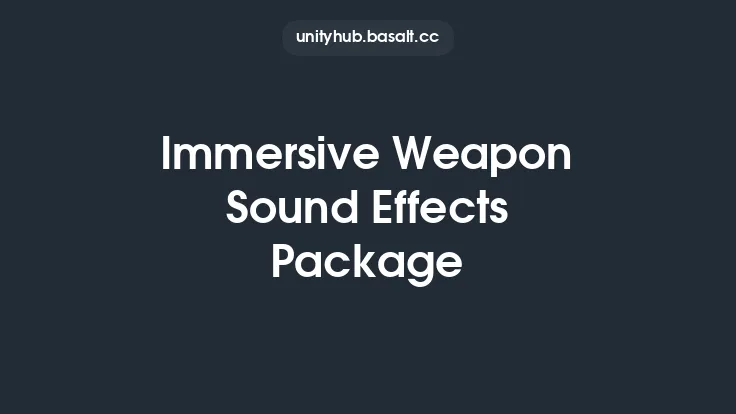 Immersive Weapon Sound Effects Package Thumbnail