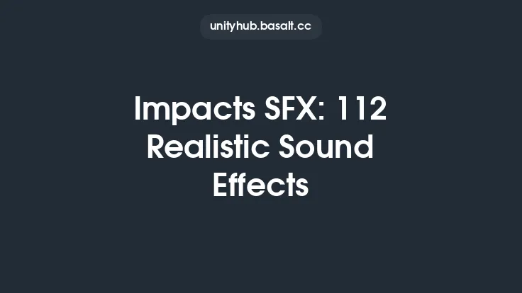 Impacts SFX: 112 Realistic Sound Effects Thumbnail