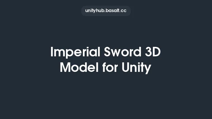 Imperial Sword 3D Model for Unity Thumbnail