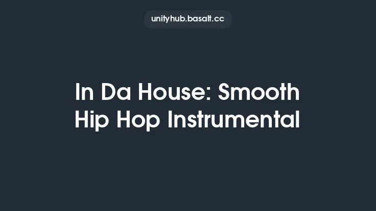 In Da House: Smooth Hip Hop Instrumental Thumbnail