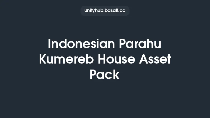Indonesian Parahu Kumereb House Asset Pack Thumbnail