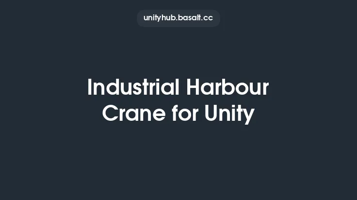 Industrial Harbour Crane for Unity Thumbnail