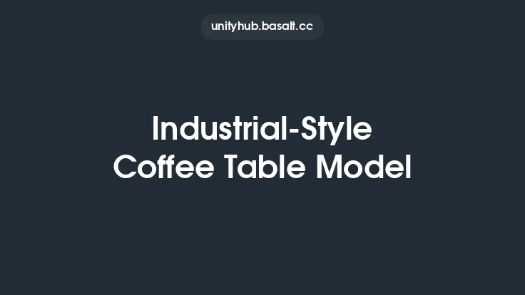 Industrial-Style Coffee Table Model Thumbnail