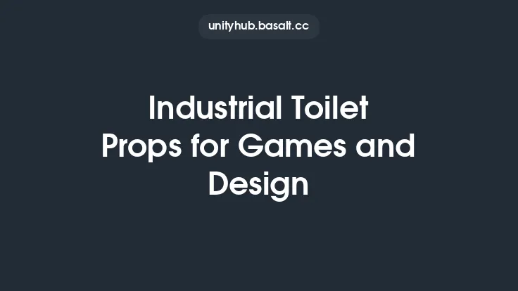 Industrial Toilet Props for Games and Design Thumbnail