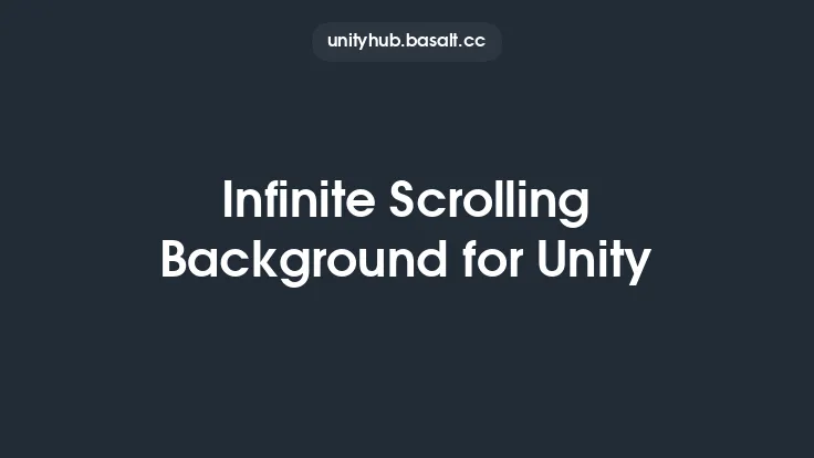 Infinite Scrolling Background for Unity Thumbnail
