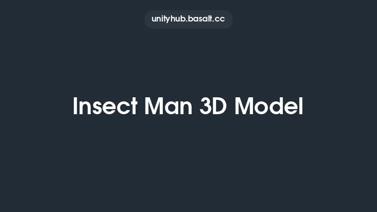 Insect Man 3D Model Thumbnail