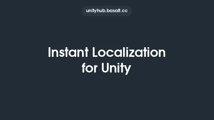 Instant Localization for Unity Thumbnail