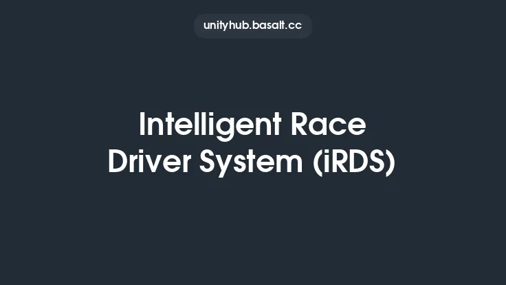 Intelligent Race Driver System (iRDS) Thumbnail