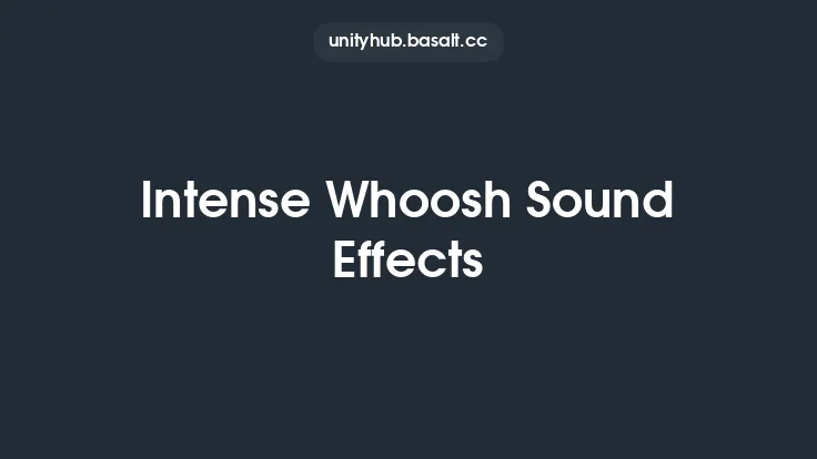 Intense Whoosh Sound Effects Thumbnail