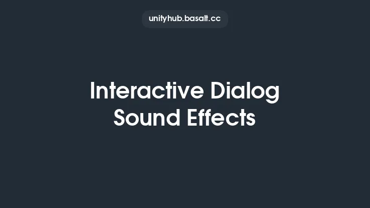 Interactive Dialog Sound Effects Thumbnail