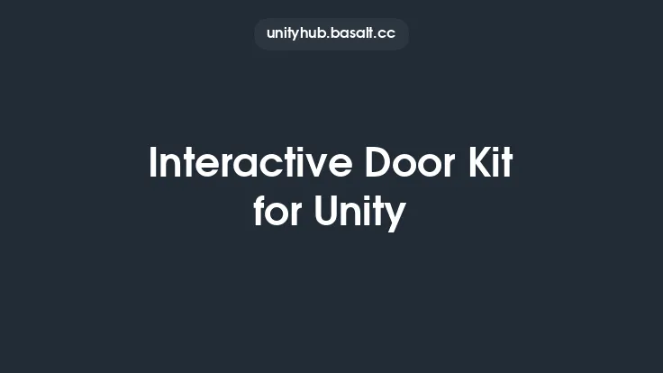 Interactive Door Kit for Unity Thumbnail