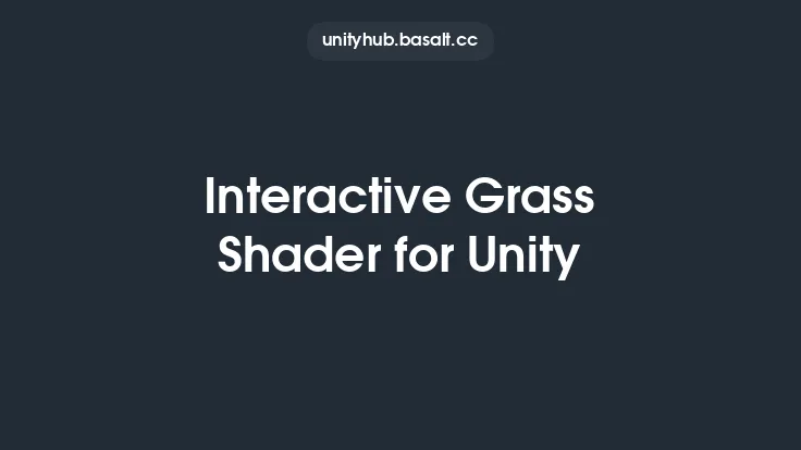 Interactive Grass Shader for Unity Thumbnail