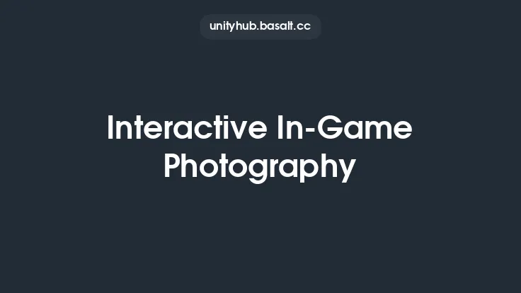 Interactive In-Game Photography Thumbnail