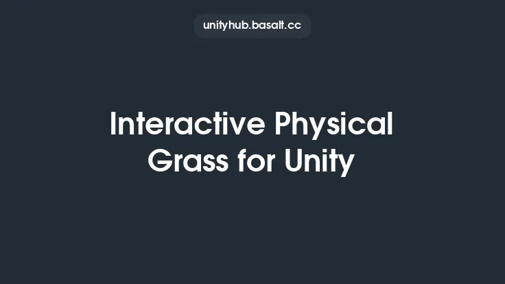Interactive Physical Grass for Unity Thumbnail