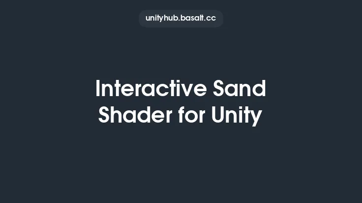 Interactive Sand Shader for Unity Thumbnail