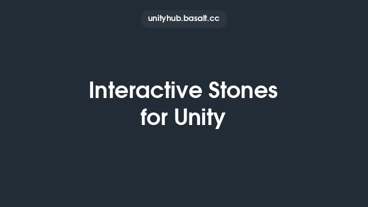 Interactive Stones for Unity Thumbnail