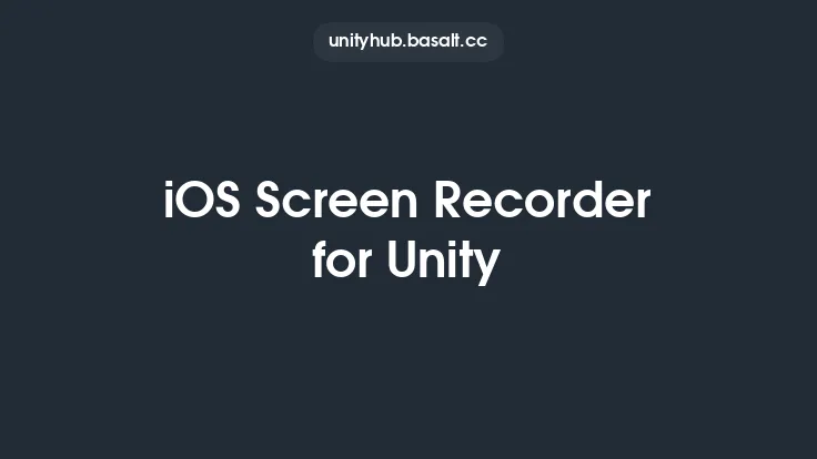 iOS Screen Recorder for Unity Thumbnail