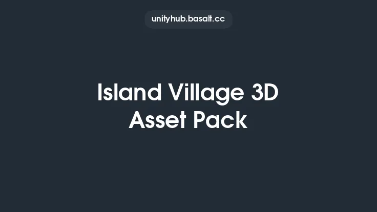 Island Village 3D Asset Pack Thumbnail