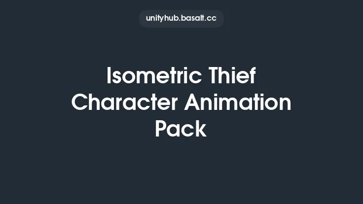 Isometric Thief Character Animation Pack Thumbnail