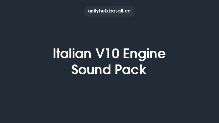 Italian V10 Engine Sound Pack Thumbnail