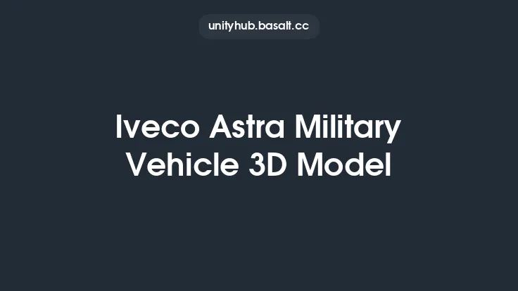 Iveco Astra Military Vehicle 3D Model Thumbnail