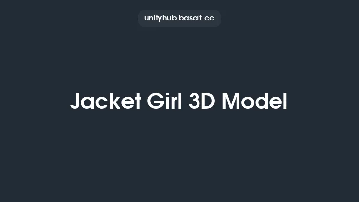 Jacket Girl 3D Model Thumbnail