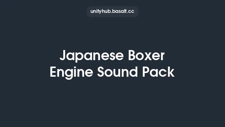 Japanese Boxer Engine Sound Pack Thumbnail