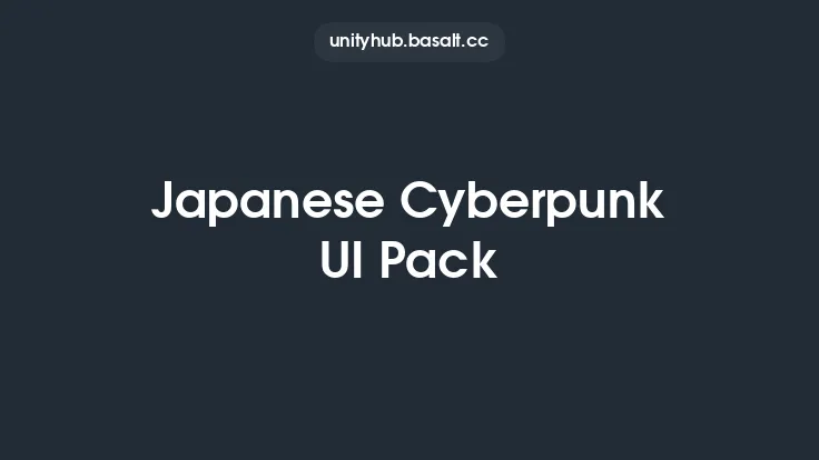 Japanese Cyberpunk UI Pack Thumbnail