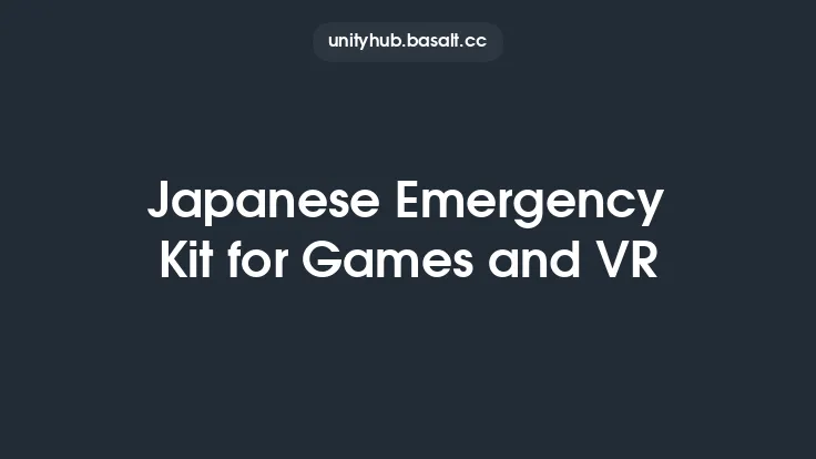 Japanese Emergency Kit for Games and VR Thumbnail