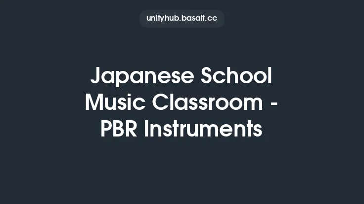 Japanese School Music Classroom - PBR Instruments Thumbnail