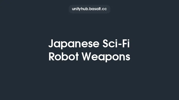 Japanese Sci-Fi Robot Weapons Thumbnail