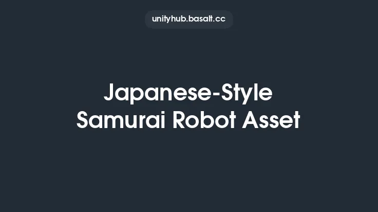 Japanese-Style Samurai Robot Asset Thumbnail