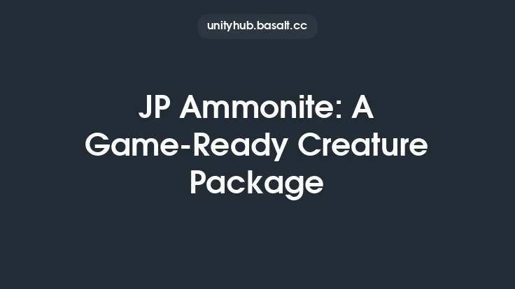JP Ammonite: A Game-Ready Creature Package Thumbnail