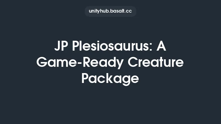 JP Plesiosaurus: A Game-Ready Creature Package Thumbnail