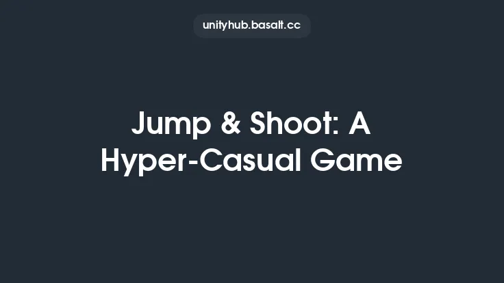 Jump & Shoot: A Hyper-Casual Game Thumbnail