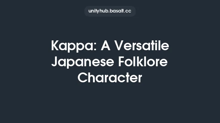 Kappa: A Versatile Japanese Folklore Character Thumbnail