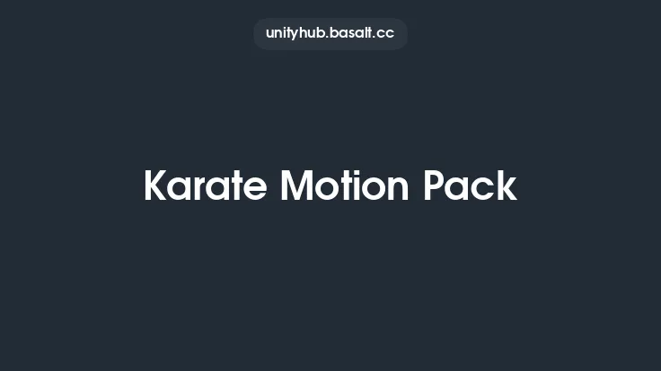Karate Motion Pack Thumbnail