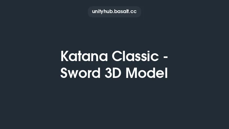 Katana Classic - Sword 3D Model Thumbnail