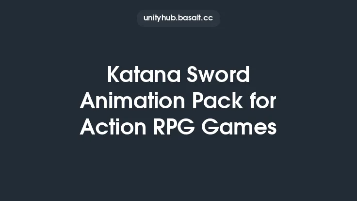 Katana Sword Animation Pack for Action RPG Games Thumbnail